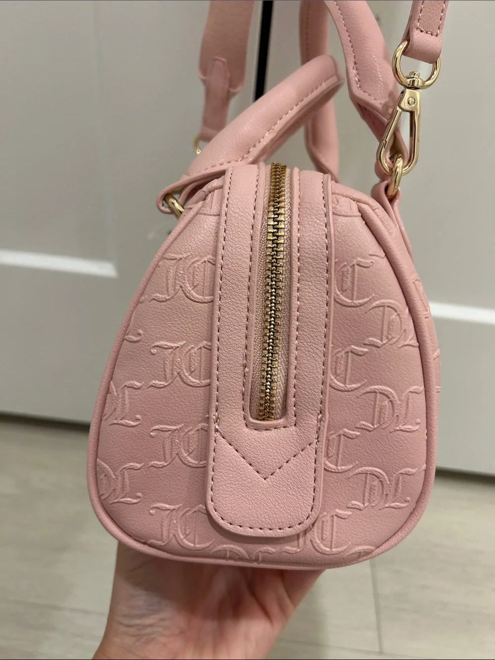 Juicy Couture (NWT) All About That Bling Satchel Bag in Pink Diamond - Picture 6 of 15